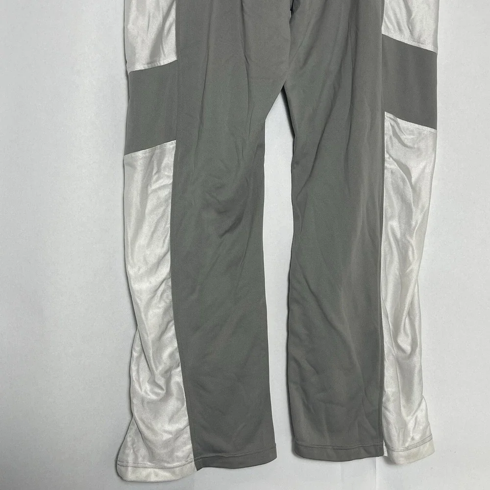 Vintage Y2K Nike Lebron James Basketball Track Gray Swoosh Pockets Ankle Zip XXL